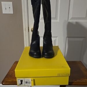 Kenneth Cole Reaction Black Tall Boots